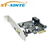 PCI-Express PCI-E USB3.1 tipo-C Riser Card PCIe a USB-C 2.4A cargador rápido + 19PIN frente USB minero de expansión de tarjeta de adaptador ► Foto 1/4