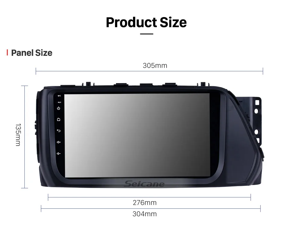 Top seicane 9 inch Android 8.1 Car Multimedia Player for Hyundai VERNA 2017 Bluetooth Radio with GPS Wifi Mirror Link USB SWC DVR 16