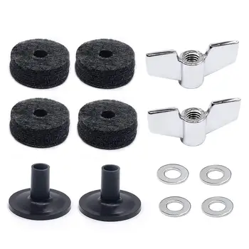 

New Drum Accessories Kit: Cymbal Felts, Cymbal Sleeves, Wing Nuts