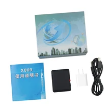 Gratuito a vita Dispositivo di Tracciamento GSM Personal Tracker X009 Mini GSM SpyTracking con 2 M Monitor Della Macchina Fotografica Video Recorder LBS Locator