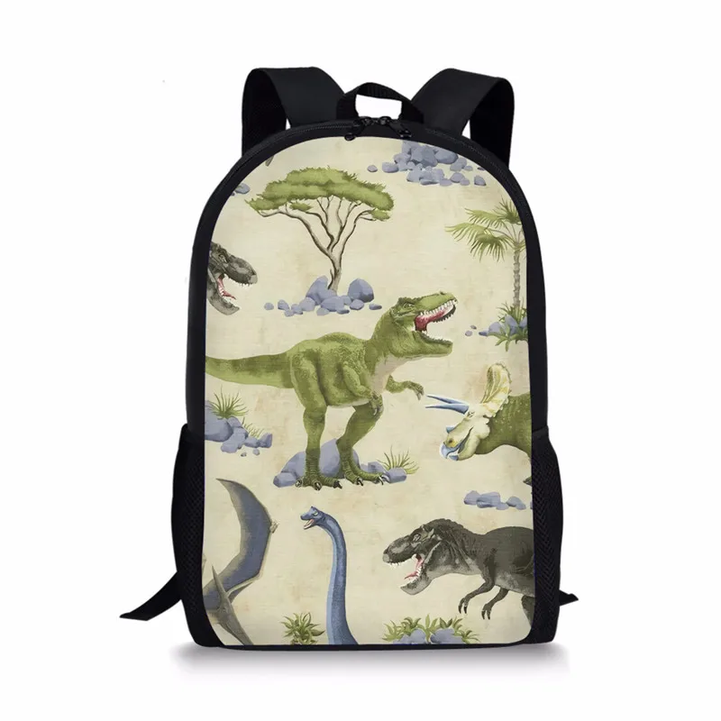 FORUDESIGNS/мальчиков Дино школьные сумки для детей динозавр Тираннозавр Рекс Динозавр печати Школьный рюкзак для детей 3 шт./компл. школьный Bolsa - Цвет: P6209C