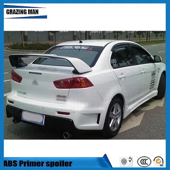 

ABS Primer Unpainted Color Rear Trunk Spoiler For Lancer EX EVO Sport Style 2008 - 2016