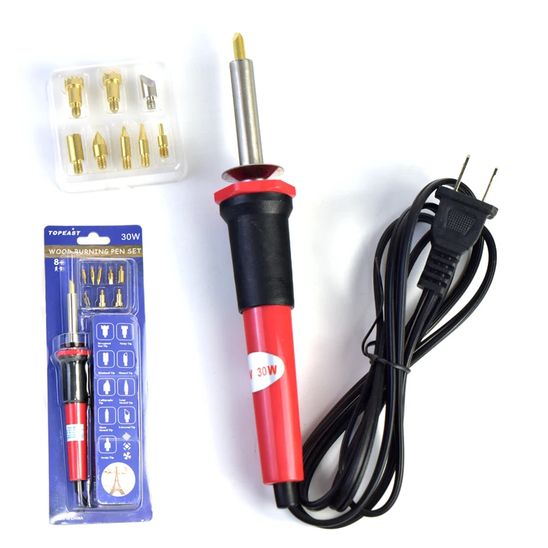Free shipping 9 Tips Wood Pyrography Tool US EU plug 220V 30W Wood Burning Pen Set Woodburning Carving Solder Pen Free shipping 9 Tips Wood Pyrography Tool US EU plug 220V 30W Wood Burning Pen Set Woodburning Carving Solder Pen