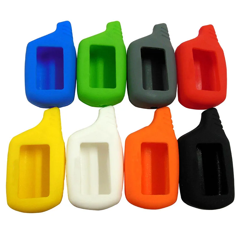 

Russian version B9 silicone case for Starline B9/A91/A61/B6 lcd two way car remote 100pcs/lot wholesale free shipping