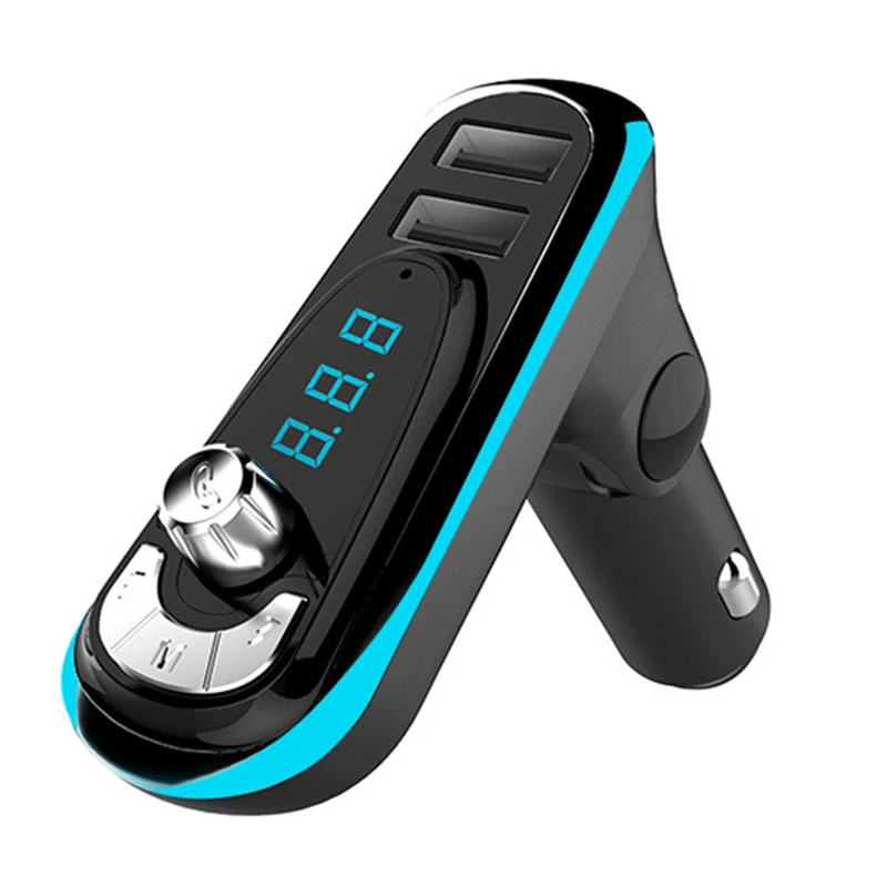 Беспроводной Bluetooth fm-передатчик Hands-free автомобильный комплект двойной USB Автомобильное зарядное устройство радио модулятор аудио MP3 музыкальный плеер