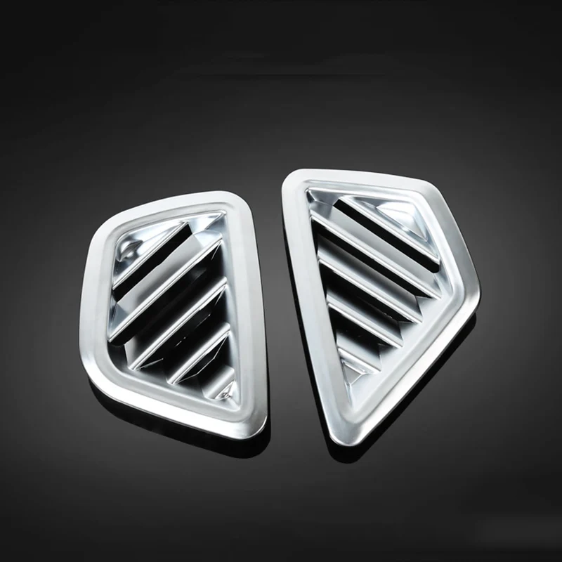 

2pcs ABS Chrome Car Interior Moldings Dashboard Air Vent Ourtlet Frame Trim For BMW 5 Series G30 2018 Car-Styling For LHD