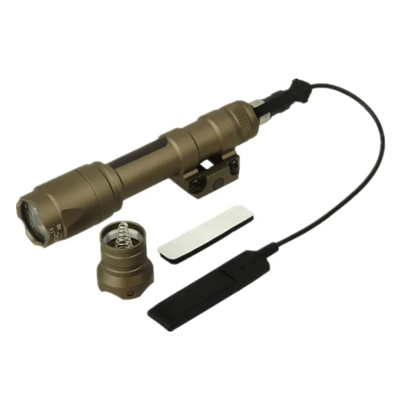Interruptor de Pressão Remoto Tactical Lanterna Scoutlight Led Versão Completa Preto Tan M600c 7 Interruptor de Pressão Remoto Tactical lanterna M600C