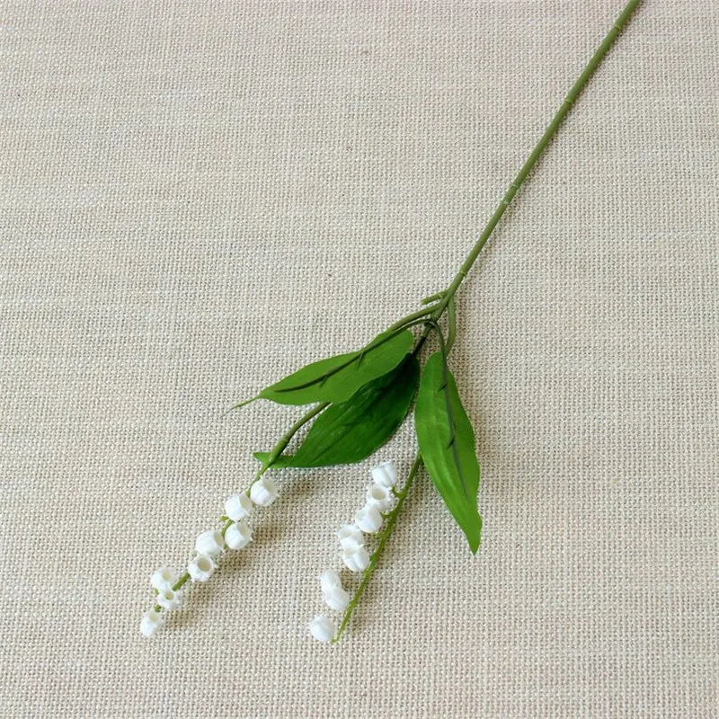 Flone Artificial Campanula Orchid Plastic Campanula Orchid Simulation Flowers DIY Fake Flower Party Wedding Decor Fake Flower  (13)