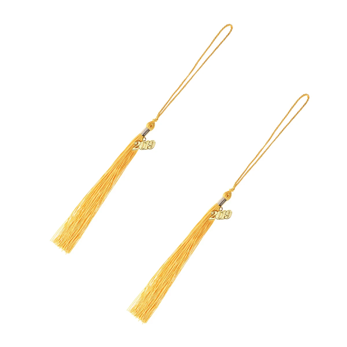 2pcs Class of 2019 Academic Graduation Gown Tassels for Graduate Ceremony (Style A 7 and 8) | Дом и сад