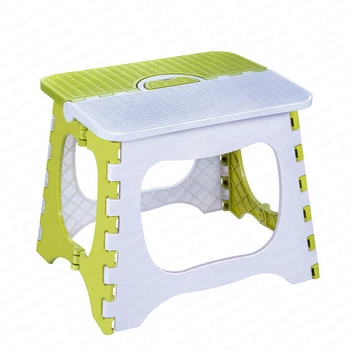 

Durable Thickened Plastic Folding Small Stool Portable Folded Chair Mini Child chair Adult Household Small Bench bearing 60kg