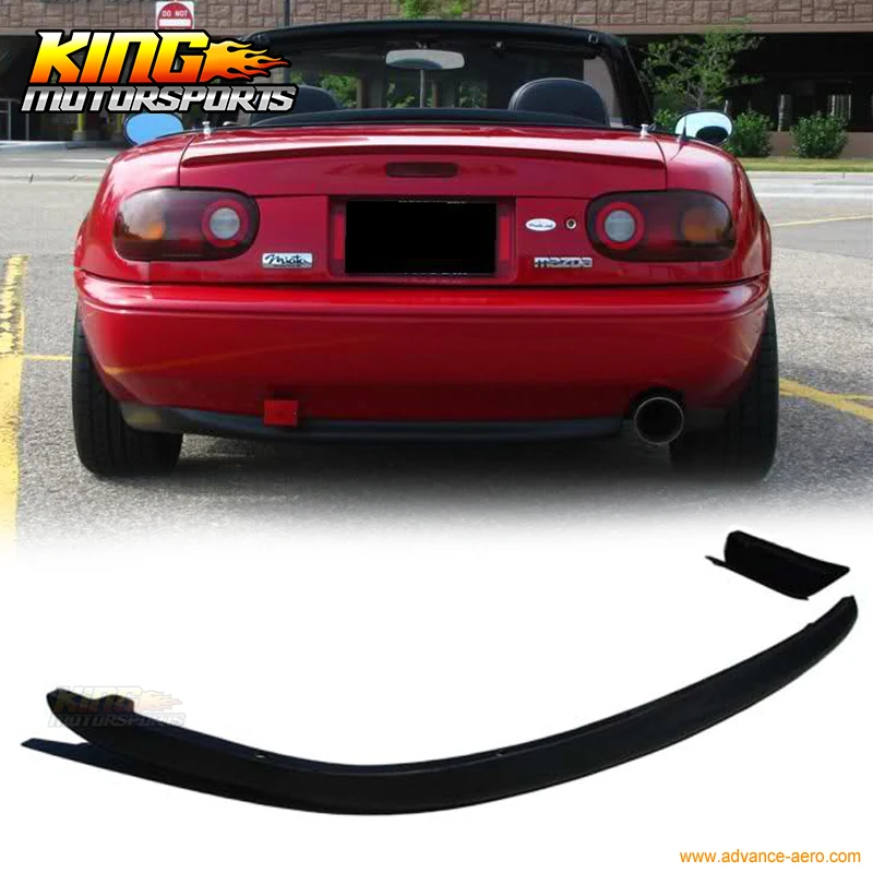 For 90 97 MAZDA MIATA REAR BUMPER LIP SPOILER BODYKIT RS STYLE URETHANE