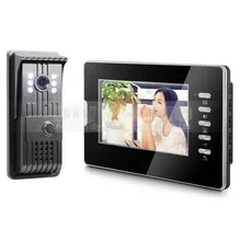 DIYSECUR 7″ Wired Video Door Intercom Vandalproof Camera 700TVL Night View Unlocking