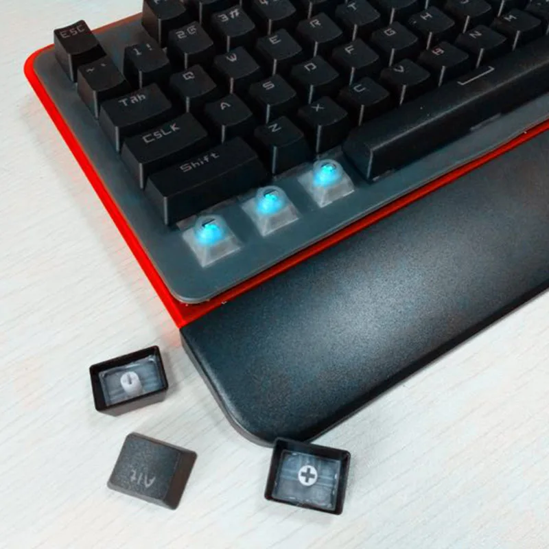 

New Mechanical Gaming Keyboard 104 Key USB Metal Wired Waterproof Backlit For Computer DOM668