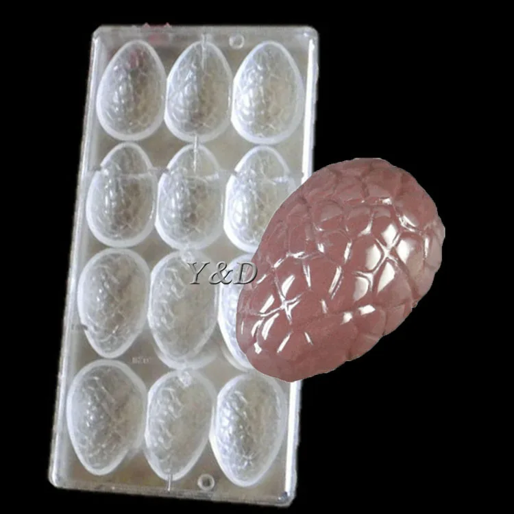 Dinosaur Egg Shape Pc Polycarbonate Chocolate Mould Easter Eggs Hard