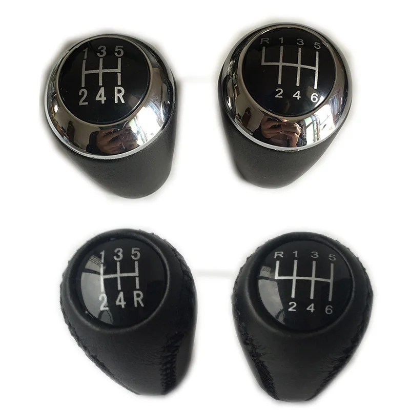

PU Leather Car Manual Gear Shift Knob Stick Shifter Head Black for Mazda 3 5 6 BK BL 5 CR CW 6 II GH CX-7 ER MX-5 NC III