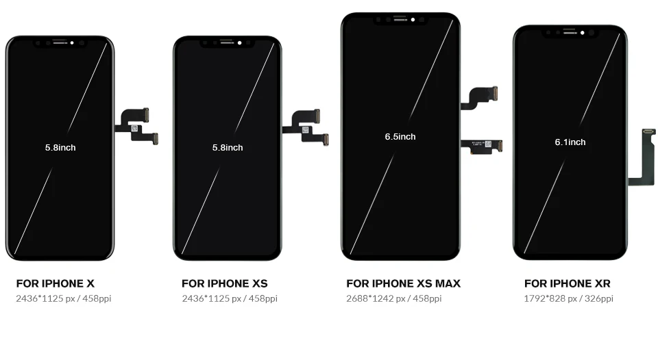 Премиум ESR для iPhone X XS MAX XR ЖК-дисплей для Tianma OLED OEM сенсорный экран с дигитайзером запасные части для сборки черный