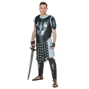 

Halloween Adult Men Gladiator Maximus Arena Costume Unique Warrior Leader Cosplay Clothing