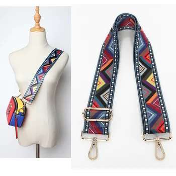 

Fashion Women Wide Belt For Bags Accessories Handbag Canvas Strap Colorful Shoulder Strap 135 CM Length Female Crossbody Belts