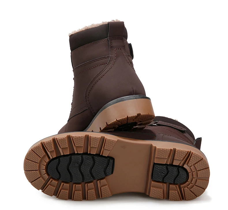 VESONAL, зимние меховые теплые мужские ботинки для мужчин, повседневная обувь для работы, для взрослых, качественная, для прогулок, Резиновая, брендовая, безопасная обувь, кроссовки