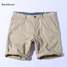 Новое поступление цветок Дизайн хлопок Для мужчин Шорты для женщин 3 цвета летние Шорты для женщин Размеры 28-38