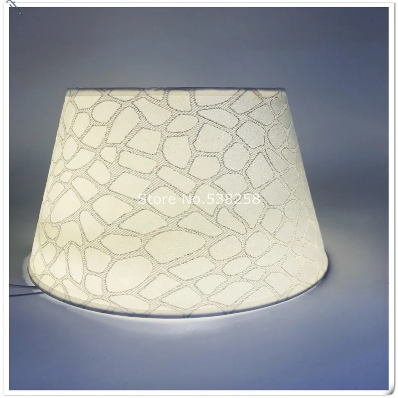 E27 арт-деко абажур для настольной лампы серый Печатный тканевый абажур в скандинавском стиле современный абажур для украшения дома