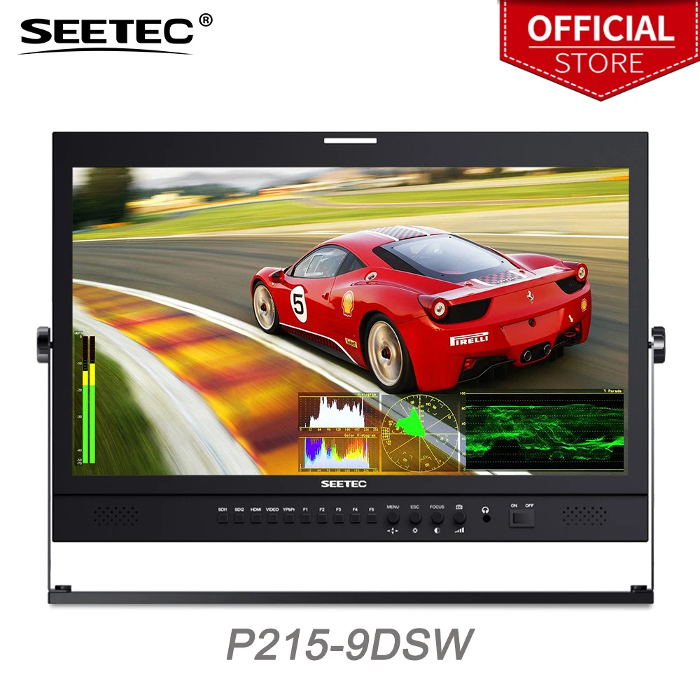 

Seetec P215-9DSW 21.5Inch IPS FHD1920x1080 Broadcast Monitor with 3G-SDI HDMI Waveform Vector Scope Histogram Production Monitor