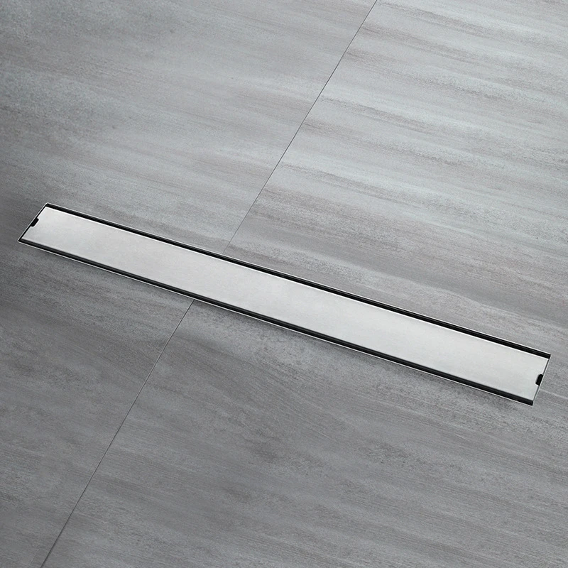 

Bathroom Floor Drain 60cm 80cm 100cm 120cm SUS304 Stainless Steel Deodorization Side Row Shower Drains Brushed