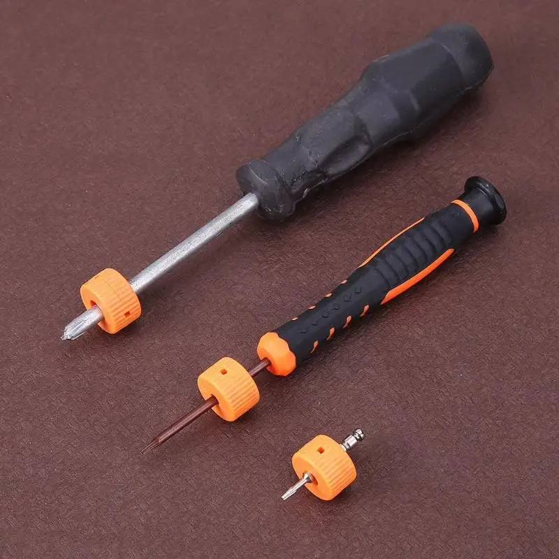 

3pcs 4mm 5mm 6mm Mini Plastic Screwdriver Magnetization Ring Screw Driver Pick-Up Tool Magnetizer Demagnetizer for Screwdriver