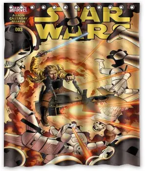 

Custom Lego Movie Shower Curtain Star Wars Curtain Marvel Clone Wars Bathroom Curtains Waterproof Christmas Decoration #032#