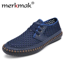Nave de la gota de Los Hombres Respirables Zapatos Casuales Zapatos de Verano 2017 de La Moda de Malla Transpirable Zapatos Zapatos Hombre Más El Tamaño 38-48 Calzado