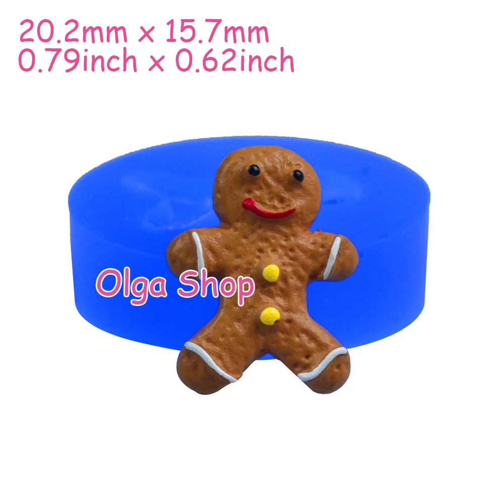 QYL026 Пряничный человечек силиконовые формы миниатюрные конфеты в виде кукольного домика декодер плесень Kitsch Fimo глина плесень