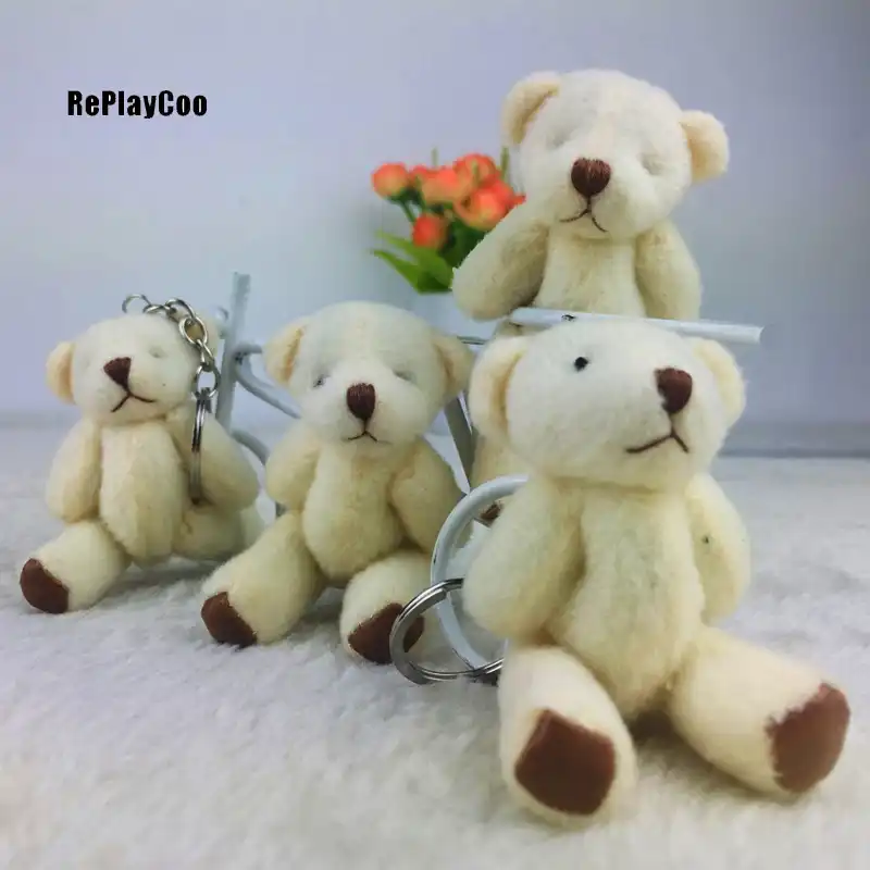 small white bear stuffed animal
