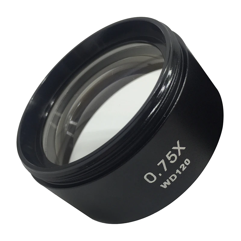 0.75x Barlow микроскоп объектив Auxilliary для стерео микроскопа с WD 117 мм резьба Diameter1 7/8