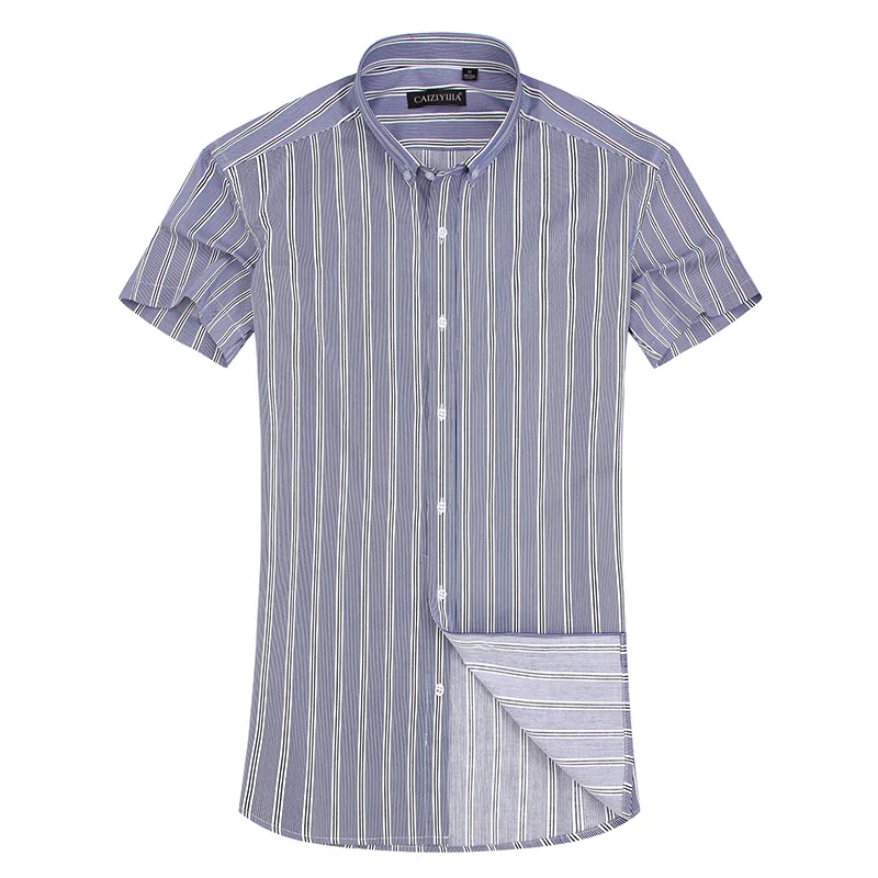 Manches De Qualité Masculine czyj9322 Mode Coton Haute Robe Chemises Nouveau Hommes Caiziyijia À 2018 Courtes Chemise Casual czyj9321 Couleurs czyj9320 5 D'été Czyj9323 Rayé czyj9325 Cf7aq