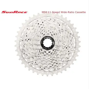 

SunRace 11 speed CSMS8 CSMX8 11-40T 11-42 T 11-46 T Wide Ratio Bike Bicycle MTB Bicycle Mountain Cassette