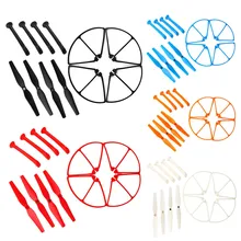 Syma X8C X8W X8G X8 De Rechange Pièces Ensemble 4 xLanding Vitesse + 4 xBlade Hélice + 4 xProtect Anneau pour RC Quadcopter Drone