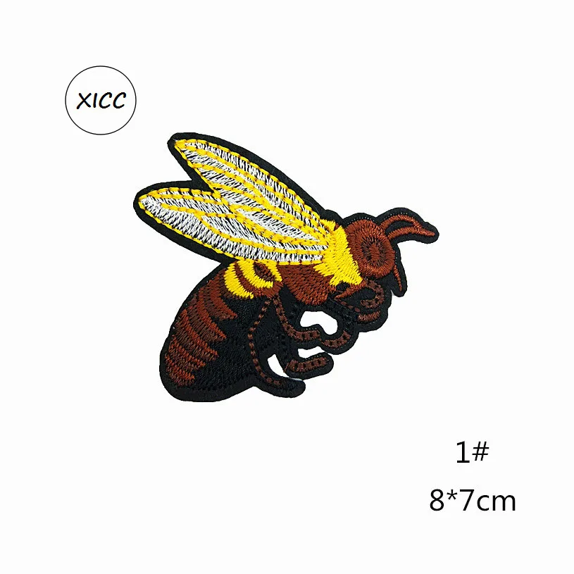 XICC Новая акция дизайн насекомые серии мультфильм животных лоскутное стикер пчела сочетание железа на шитье ривердейл патчи - Цвет: 1PC 1-20