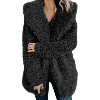 

Faux Fur Coat Women Winter Jacket Fashion Warm Wool Oversize Lapel Trend Outerwear Winter Female Teddy Coats Chaqueta Mujer