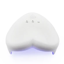 18 Вт Светодиодный УФ-лампа Сушилка для ногтей Гель-лак отверждения сушки usb зарядка дизайн ногтей Маникюр Педикюр сушилка в форме сердца