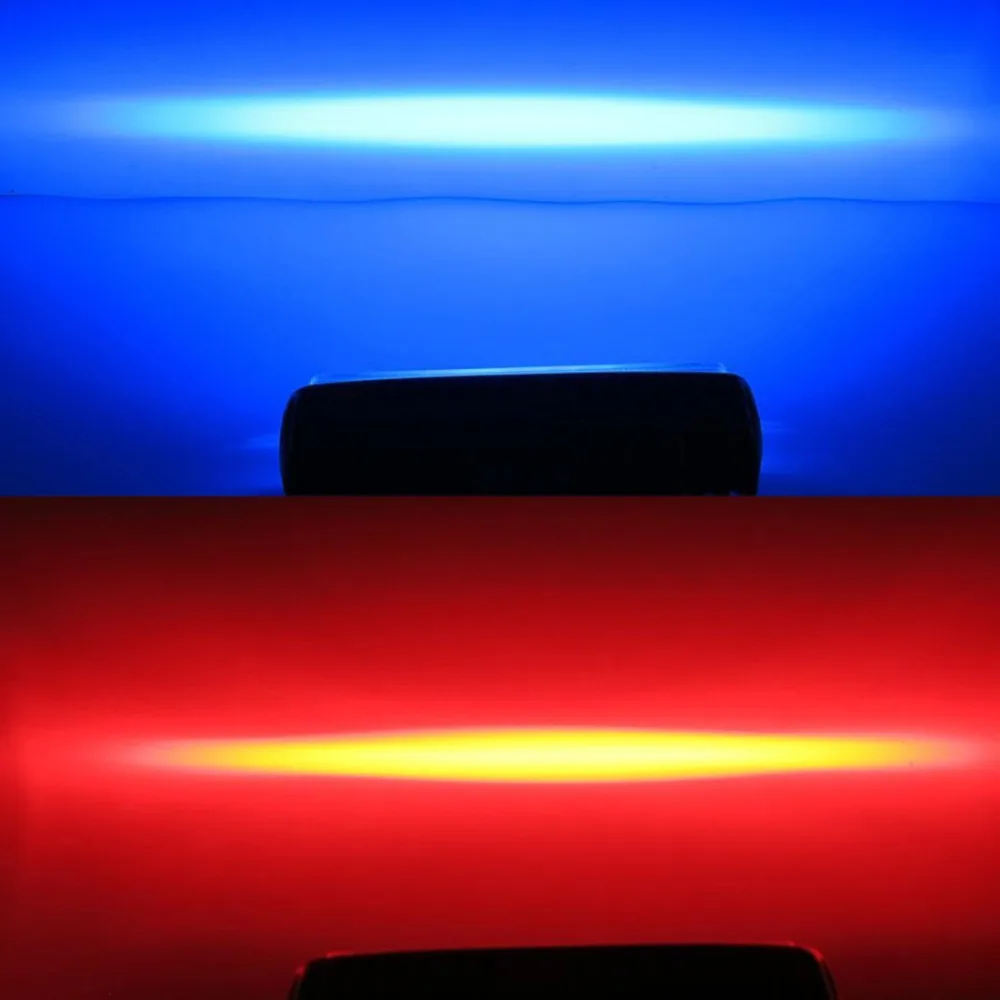 Blue and Red color zone light