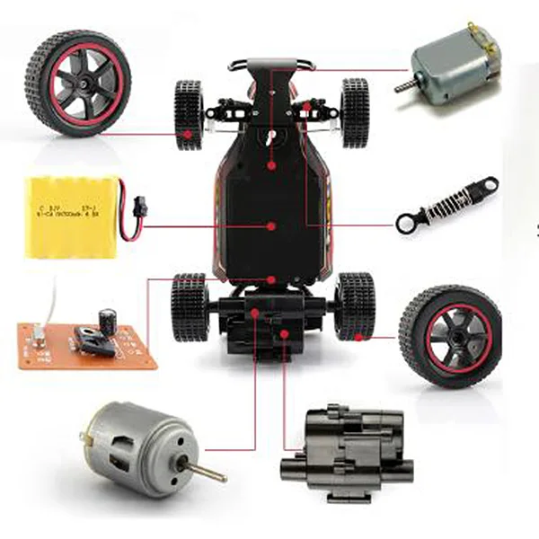 1: 20 2,4 GHZ 2WD Радио пульт дистанционного управления внедорожный RC RTR гоночный автомобиль грузовик GN