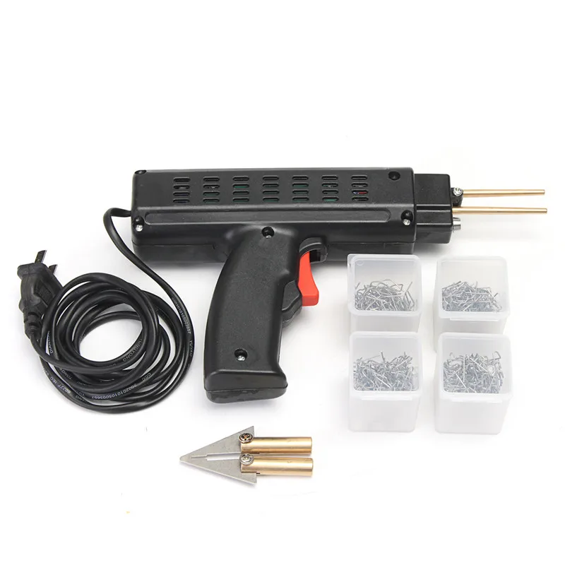 

Welding Torch Repair Kit Car Auto Stapler Bumper Plastic Tool+ 200 Staples