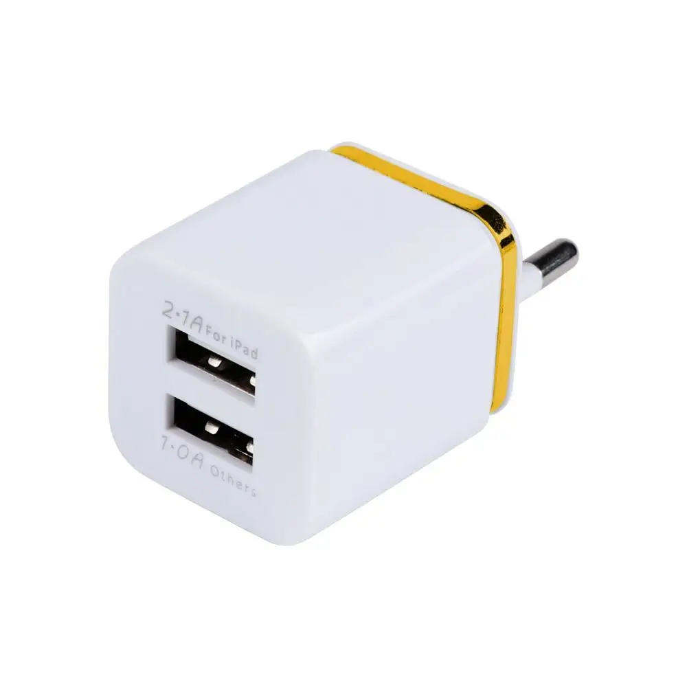 KOOYUTA Dual USB сотовый мобильный телефон зарядное устройство 5V2.1A/1A вилка европейского