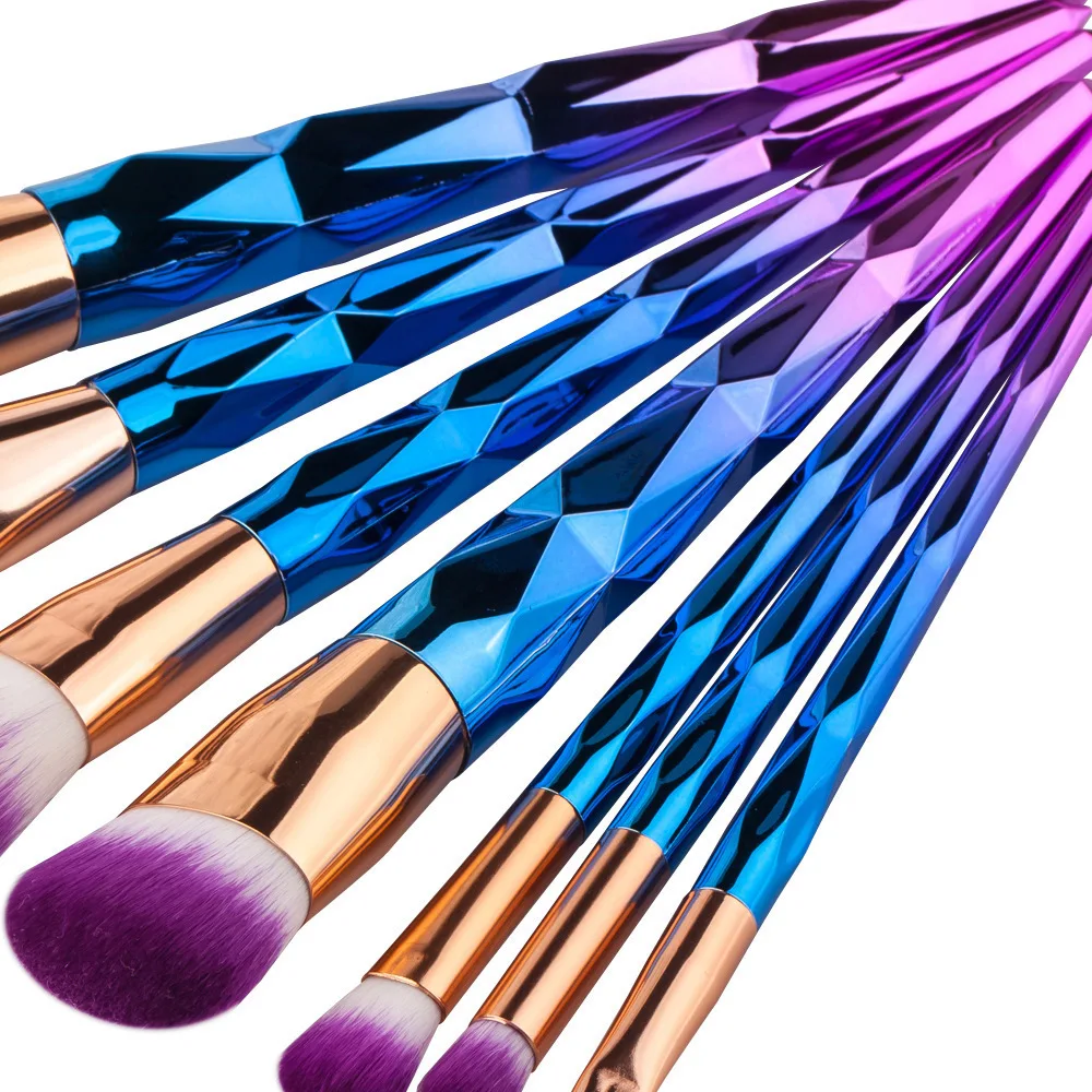 Tesoura de Maquiagem maquiagem Name 2 : Unicorn Thread Cosmetic Brush Conjunto