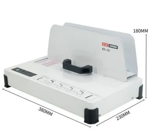 RD-50 الساخنه نذوب الوثائق المالية آلة تجليد لاسلكية العطاء a4 الكتب المغلفات التلقائي البلاستيك مثبتة