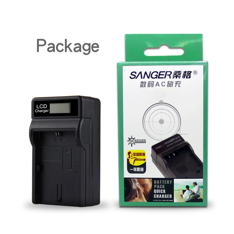 SANGER LP E6 LP-E6 E6N батарея ЖК быстрое зарядное устройство для Canon EOS 5DS R 5D Mark II 5D Mark III 6D 7D 80D EOS 5DS камера с европейской вилкой