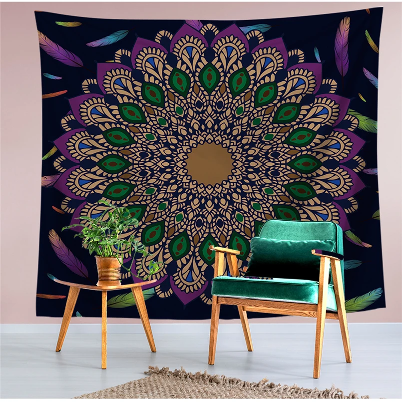 

Wall Hanging Tapestry 33 Design Mandala Mural Yoga Mats Beach Towel Picnic Blanket Home Decoration Sofa Cover Party Backdrop