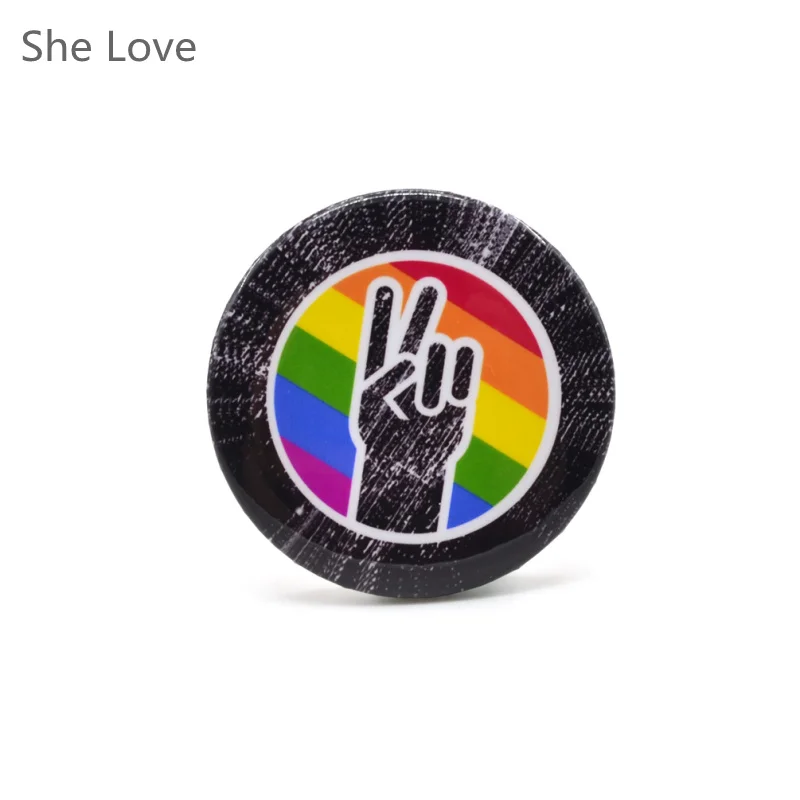 Значок на пуговицах Chzimade Pride Rainbow значок с радужным флагом для геев и лесбиянок|pin