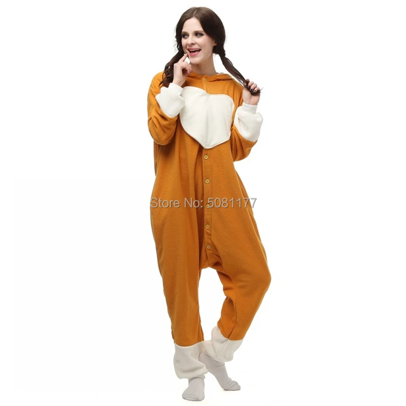 

Cute Corgi Animal Cartoon Onesie Pajamas Unisex Polar Fleece Anime Cosplay Costumes for Halloween Christmas