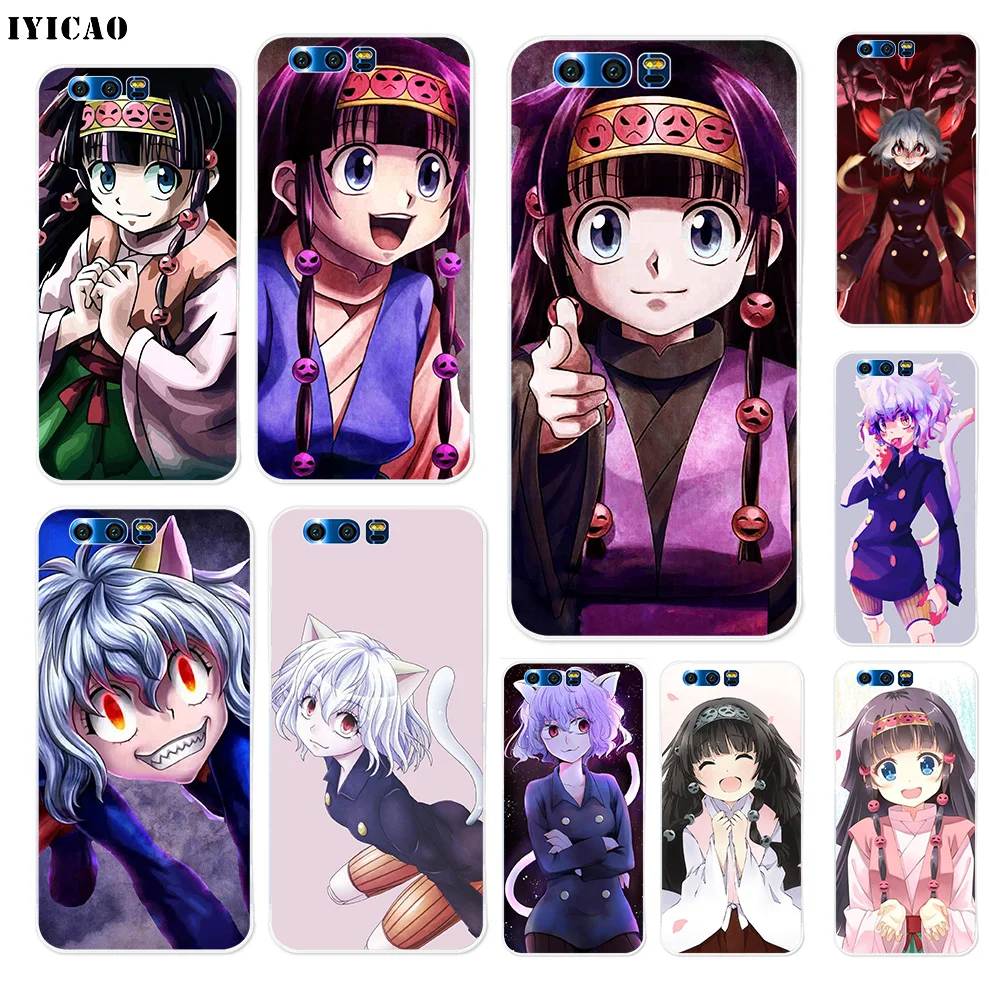 IYICAO Neferpitou Alluka hxh Soft Silicone Case for Huawei Y9 Y7 Y6 Prime 2018 Honor 8C 8X 8 9 10 Lite 7X 7C 6A 7A Pro Cover | Мобильные